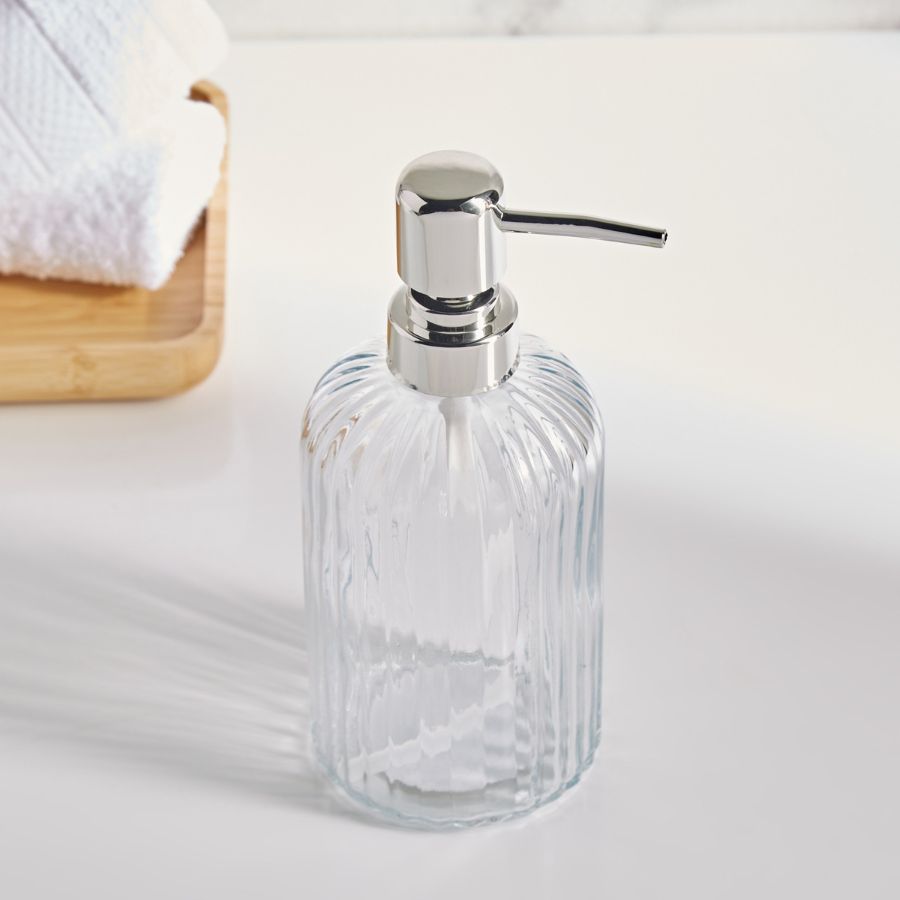جا مایع دستشویی هوم سنتر مدل Home Centre Ribbed Soap Dispenser